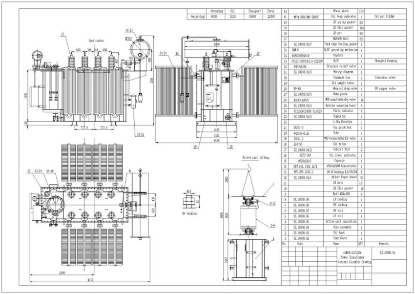 step down power transformer 110 KV To 11 KV step down power transformer 110 KV To 11 KV